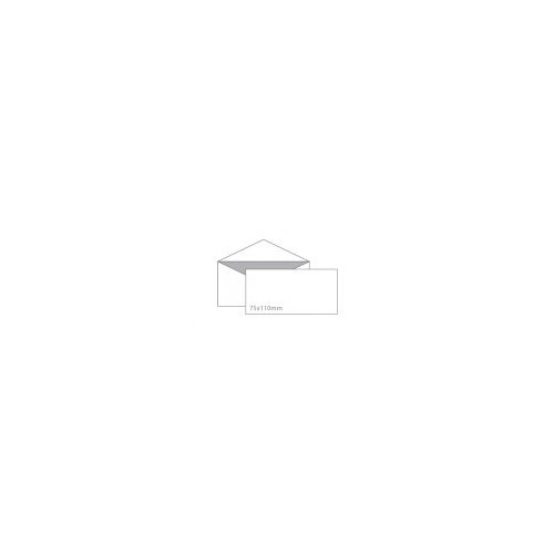 Envelopes 75x110mm p / Cartoes Visita s / janela s / Cola -100 unidades
