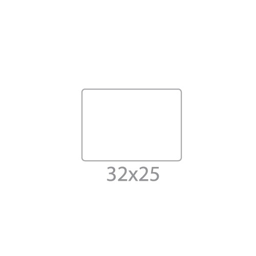 Etiquetas 32x25mm ZEBRA Papel MatePremium 2000T 12 Rolos
