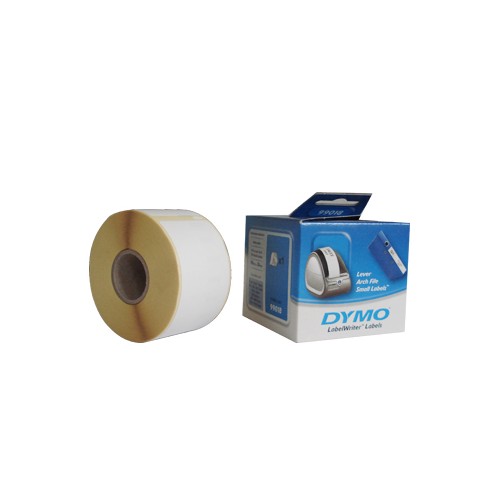Etiquetas Brancas p/ Pastas Arq. Dymo 190mmx38mm 1 Rolo