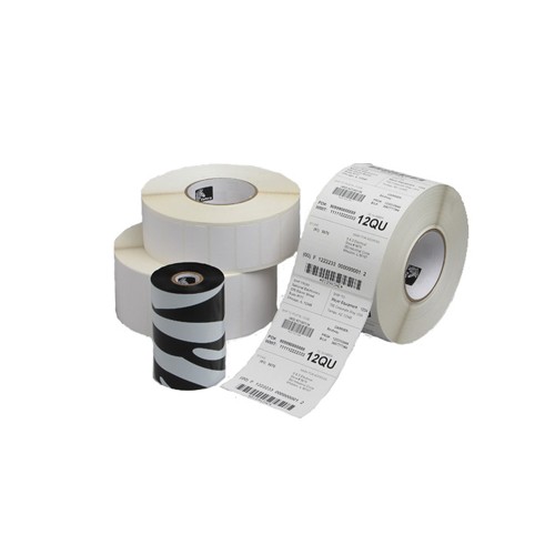 Etiquetas ZEBRA Poliester 3000T 51x25mm 12 Rolos