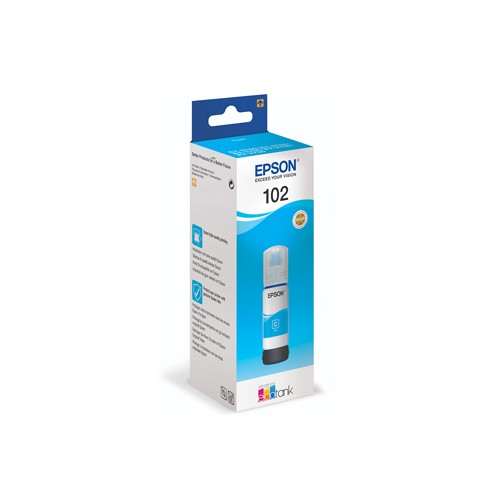 Tinteiro Epson 102 Azul C13T03R240 70ml