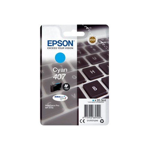 Tinteiro Epson 407 Azul C13T07U240 20,3ml