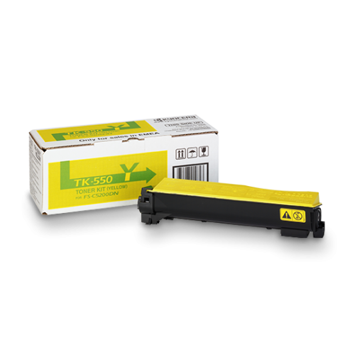 Toner Kyocera TK-550Y Amarelo (TK550Y, 1T02HMAEU0)