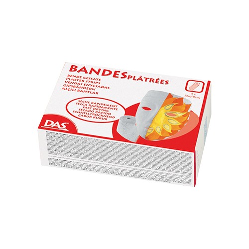Bandas de Gesso DAS 8cmx3mts (4un)