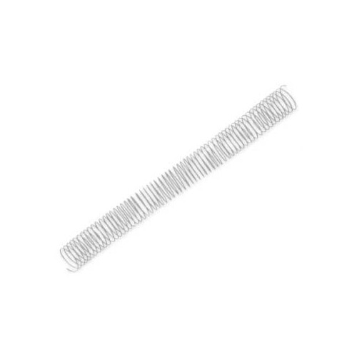 Argolas Espiral Metalicas Passo 5:1 26mm Cx 50 Prata