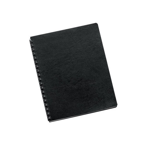 Capas Encadernar Delta Couro 250gr 100Folhas A4 Preto