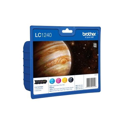 Pack Tinteiros Brother LC1240VALBP 4 Cores