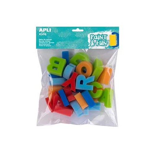 Esponja Carimbo ABC Apli Kids Paint e Fun 26 unidades