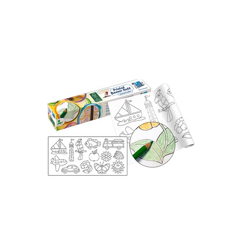 Rolo de Papel Adesivo com relevo para colorir 30cmx4mts