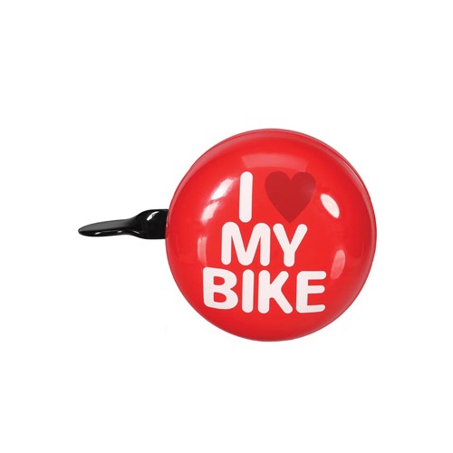 Campainha para Bicicleta I LOVE MY BIKE Vermelho