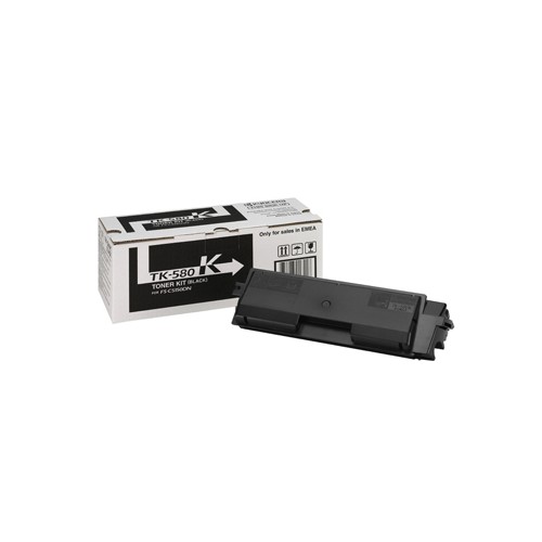 Toner Kyocera TK-580K Preto (TK580K, 1T02KT0NL0)