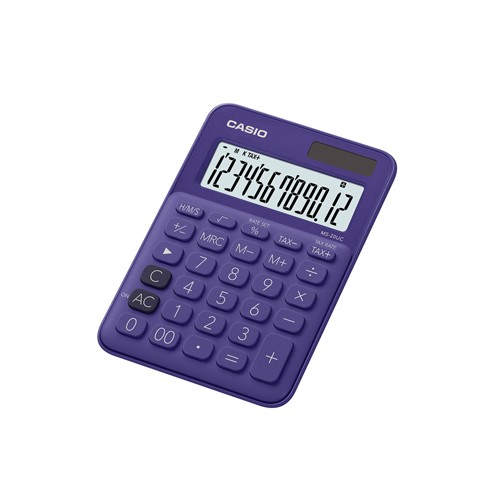 Calculadora de Secretaria Casio MS20UCPL Roxo 12 Digitos