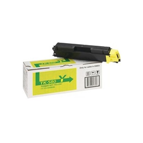 Toner Kyocera TK-580Y Amarelo (TK580Y, 1T02KTANL0)