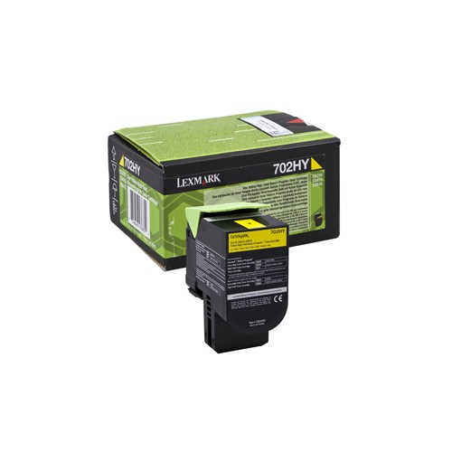Toner Lexmark 70C2HK0 Amarelo - Alta Capacidade