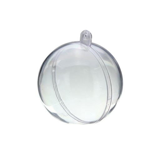 Bola Natal Plástico 6cm - 12 unidades