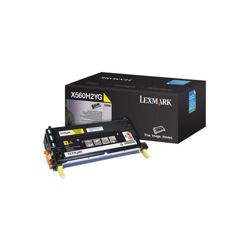 Toner Lexmark X560H2YG Amarelo Alta Capacidade