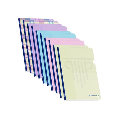 Caderno Agrafado A4 Pautado PP Ambar Sortido Pastel 48Fl 2n
