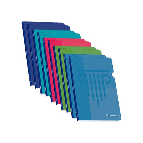 Caderno Agrafado A4 Ambar PP Pautado 90gr 48Fls - 10 unidades