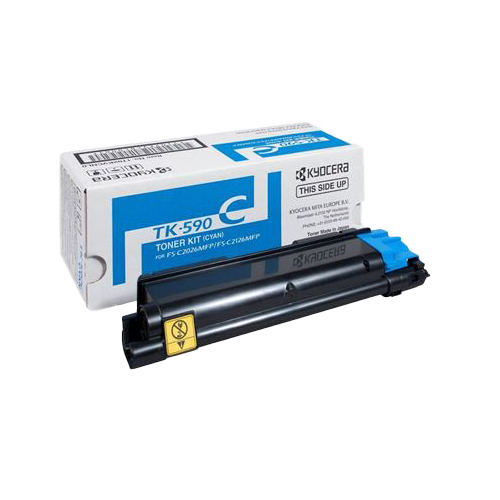 Toner Kyocera TK-590C Azul (TK590C, 1T02KVCNL0)