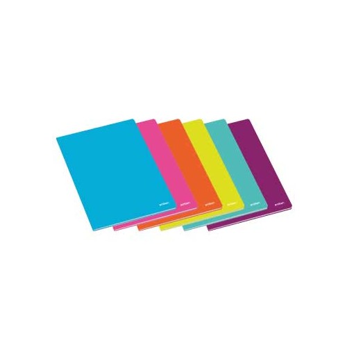 Caderno Agrafado Ambar School A4 Liso 60Fls - 10 unidades