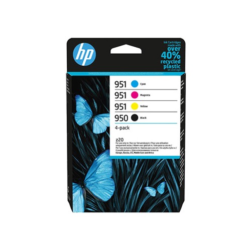 Pack Tinteiros HP 950 / 951 4 Cores 6ZC65A 24ml / 8ml