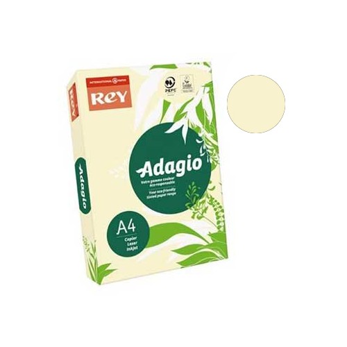 Papel Fotocopia Creme / Marfim Adagio(cd93) A4 80gr 1x500Fls