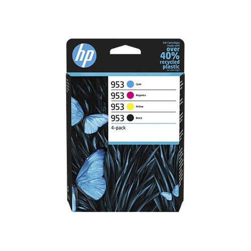 Pack Tinteiros HP 953 4 Cores 6ZC69A 24ml / 10ml