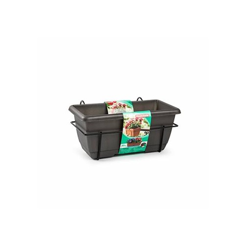 Floreira Varanda Suporte Antracite 27x40x18cm 1un