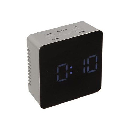 Relógio Despertador Digital Visor em Espelho + Temperatura