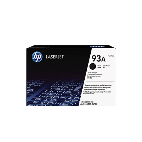 Toner HP 93A Preto CZ192A