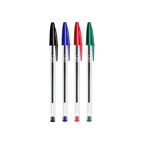 Esferografica Ball Point BIC Cristal (Blister 4 Cores)