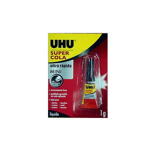 Cola Rapida UHU Super Mini Blister 1g - 2 unidades