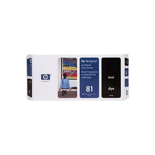 Cabeça Impressão + Kit Limpeza HP 81 Preto C4950A 13ml