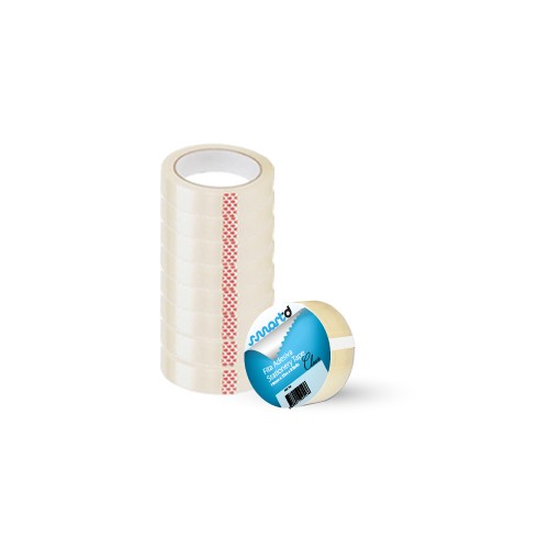 Fita Adesiva 19mmx33mts Clear - 8 unidades