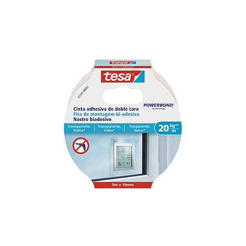 Fita Montagem Bi-adesiva Tesa Powerbond 20kg 19mmx5mts