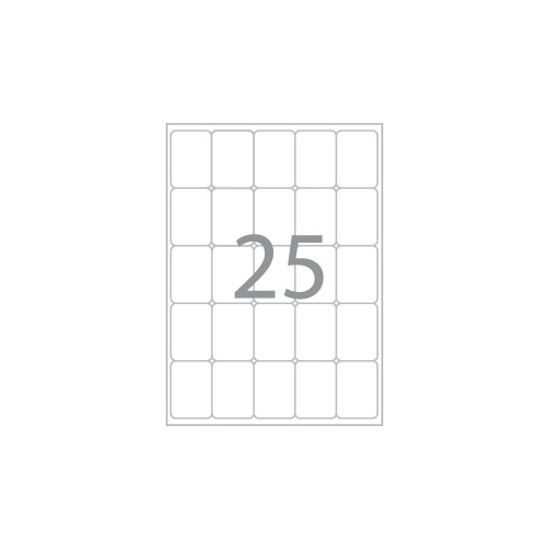 Etiquetas 25x40 Apli 15 Folhas A5 375un - 2 unidades