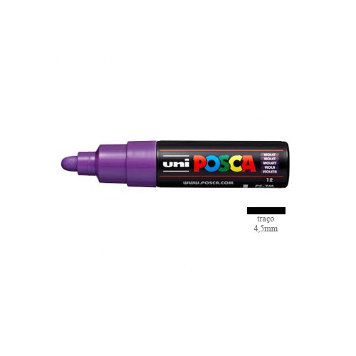 Marcador Uniball Posca PC-7M 4,5mm Violeta