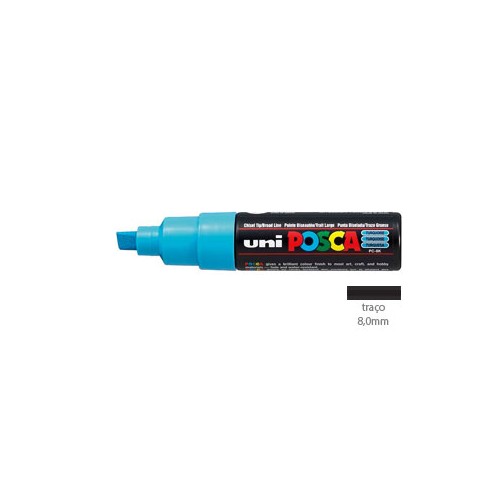 Marcador Uniball Posca PC-8K 8,0mm Turquesa
