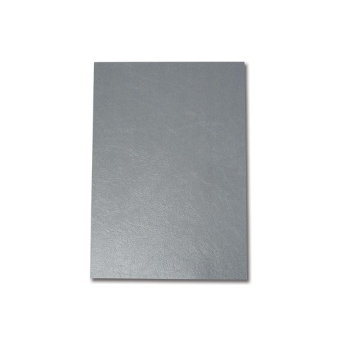 Capa Encadernar Conqueror Couro 300gr 50Fls A4 Cinza Metalizada
