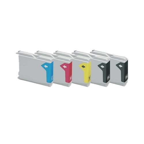 Pack de 5 Tinteiros Compatíveis p/ Brother LC980