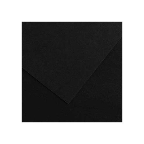 Cartolina 50x65cm Preto 185g 1 Folha Canson - 25 unidades