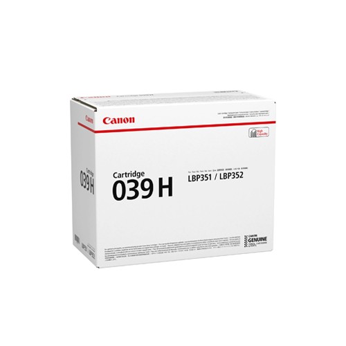Toner Canon 039H Preto 0288C001 - Alta Capacidade