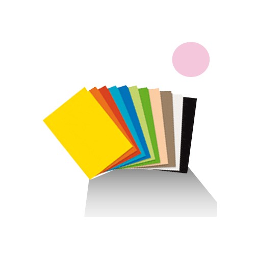 Cartolina 50x65cm Rosa Palido 180g 1 Folha - 125 uniudades
