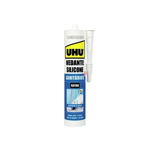 Silicone Sanitários e Cozinhas Transparente UHU 280ml
