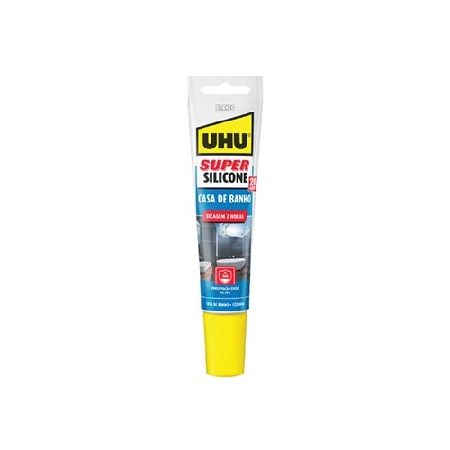 Super Silicone Casa de Banho Branco UHU 150ml