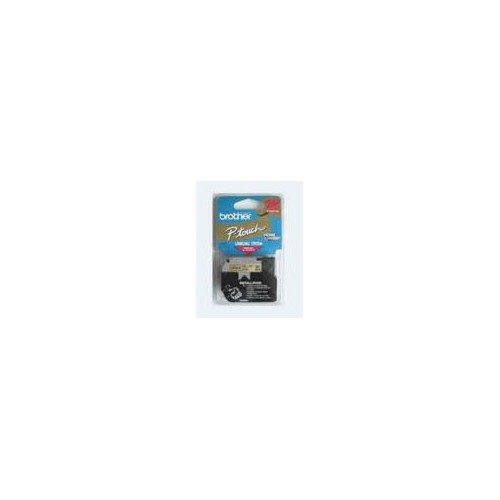 Fita Laminada 9mmx7,7mts Preto/ Branco