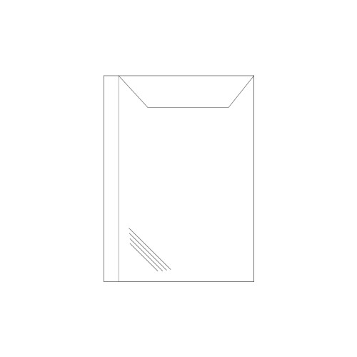 Bolsa Pvc 190mmx229mm para Projecto c / Vitrine e s / Furacao
