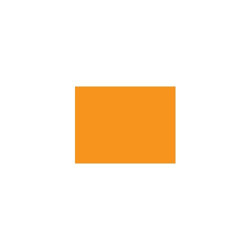 Cartolina 240g 50x65cm Laranja Fluorescente - 25 unidades