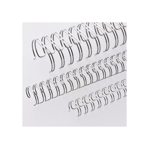 Argolas Metalicas Encadernar Passo 3:1 10mm Cx 100 Prata