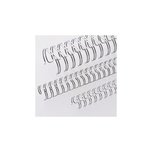 Argolas Metalicas Encadernar Passo 2:1 19 mm Cx 50 Prata